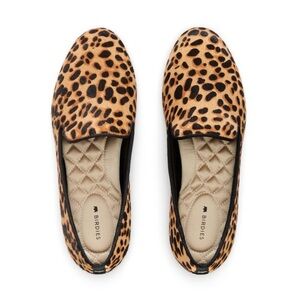 Birdies The Starling Calf Hair Cheetah Print Flat Loafers Women’s Shoe Size 7